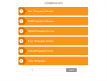 Tablet Screenshot of juliagerace.com